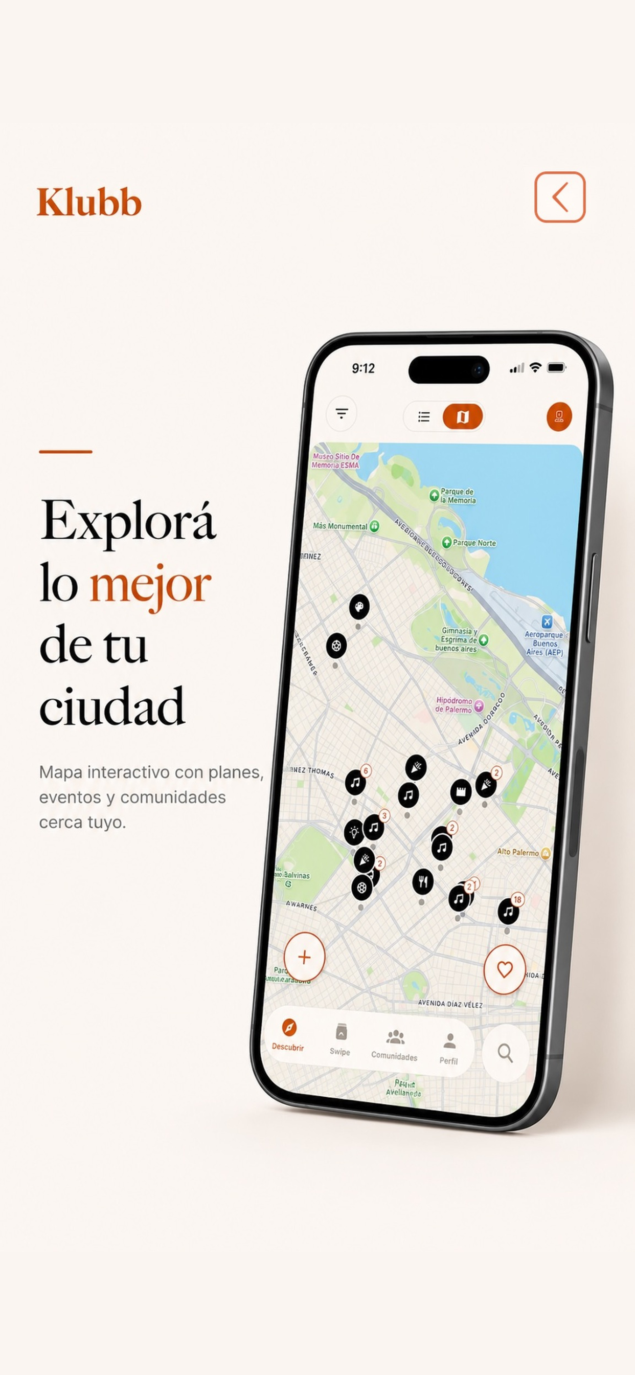 Explorá lo mejor de tu ciudad con el mapa de Klubb